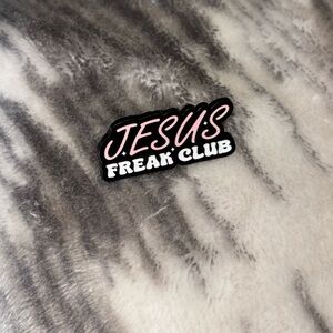 Jesus Freak Club Christian Enamel and Metal Pin